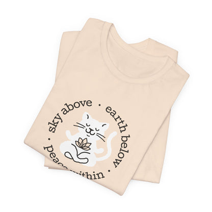 Peace Within Cat – Tee