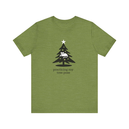 Tree Pose Cat - Tee