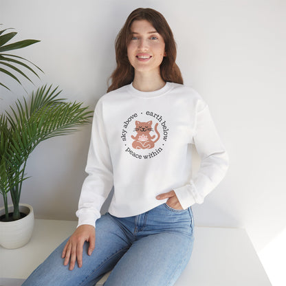 Peace Within Cat – Sweatshirt