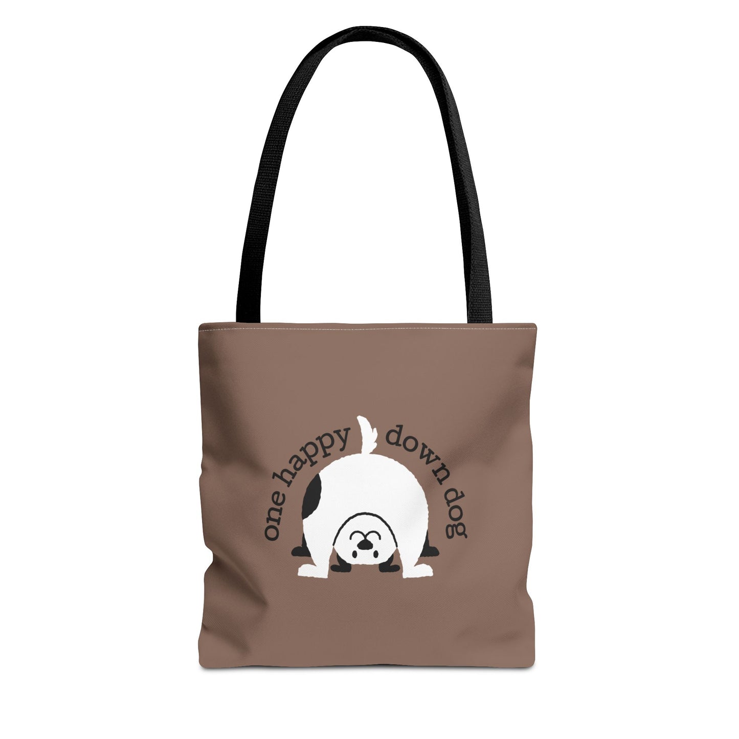 One Happy Down Dog – Tote - Mocha