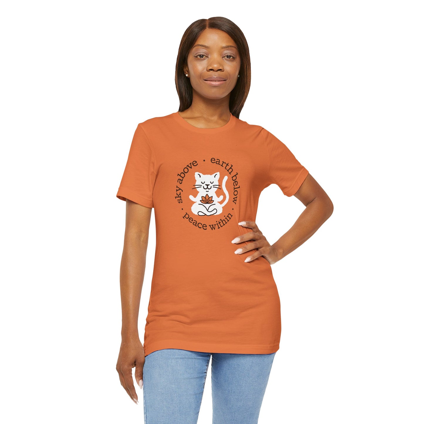 Peace Within Cat – Tee
