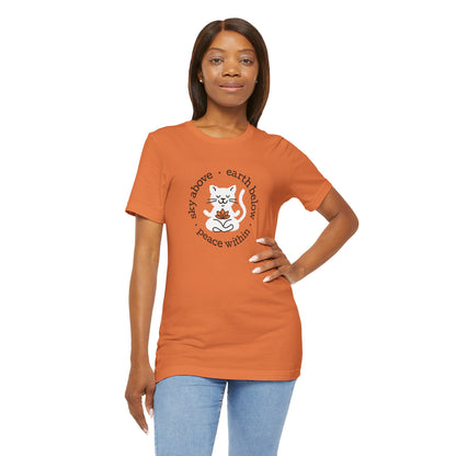 Peace Within Cat – Tee