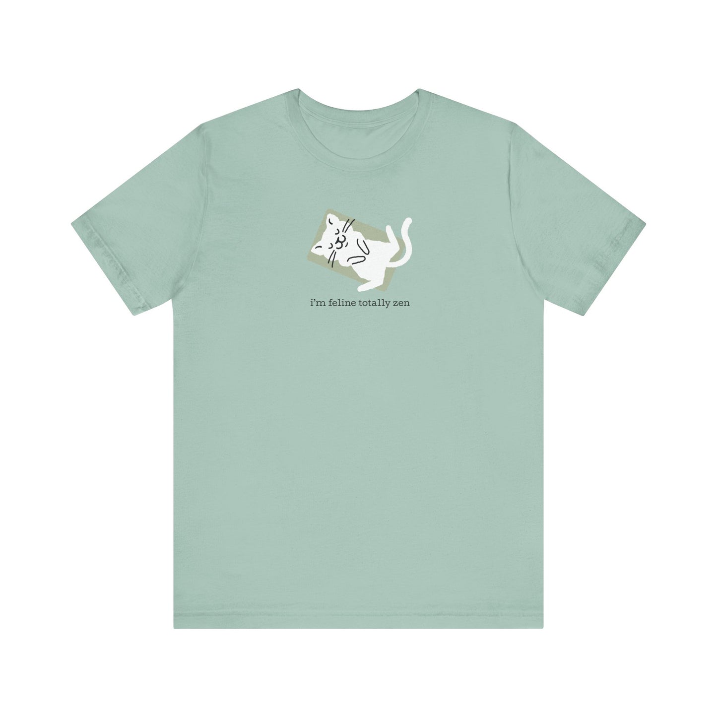 Feline Zen — Yoga Cat Tee