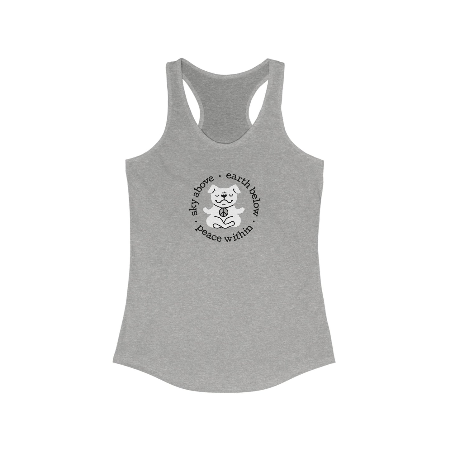 Peace Within Dog – Racerback