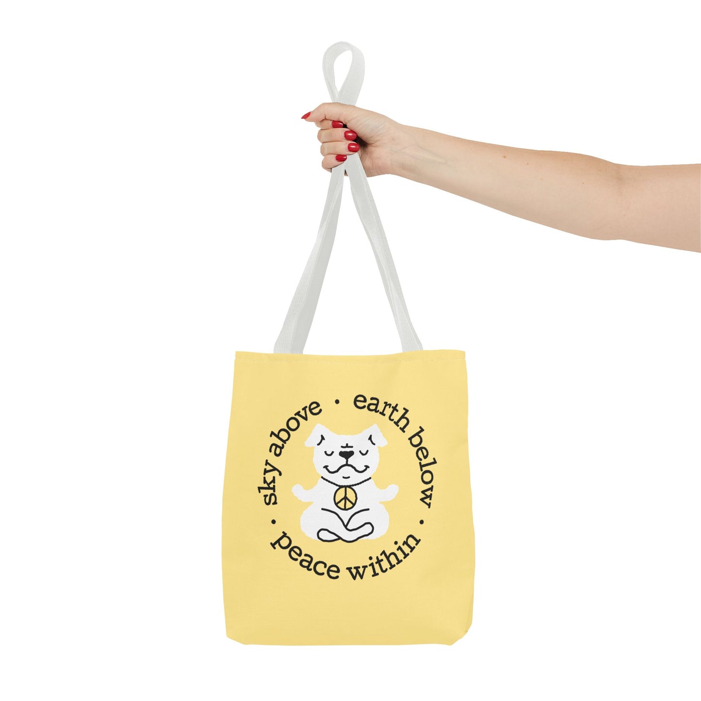 Peace Within Dog – Tote - Butter
