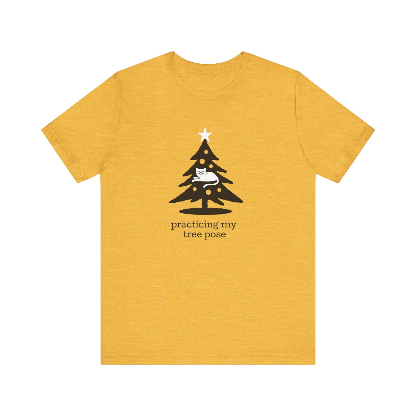 Tree Pose Cat - Tee