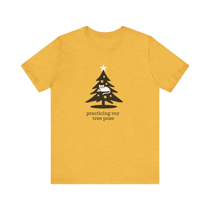 Tree Pose Cat - Tee