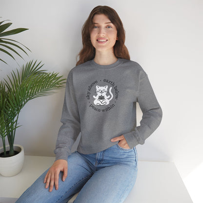 Peace Within Cat – Sweatshirt