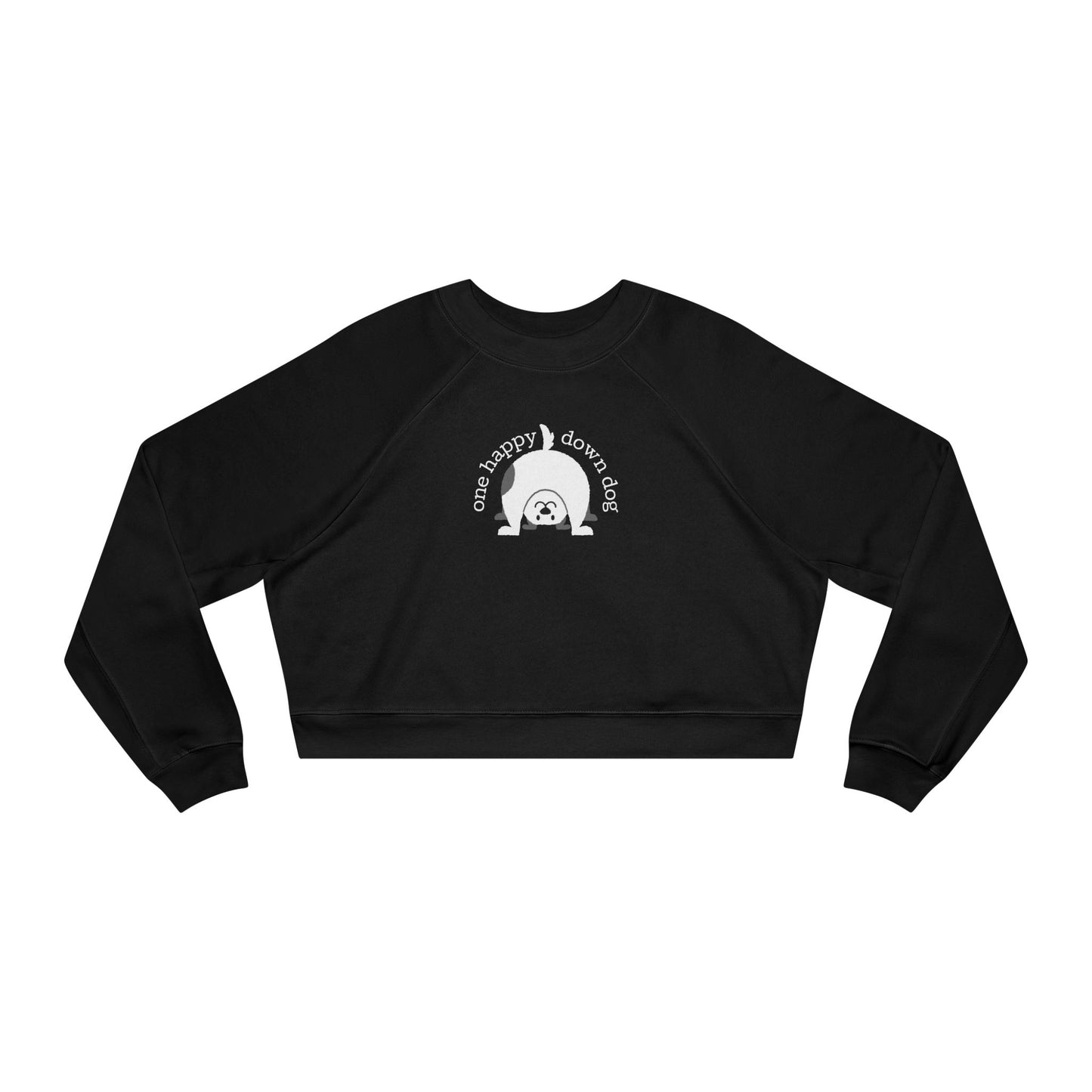 One Happy Down Dog – Cropped Sweatshirt