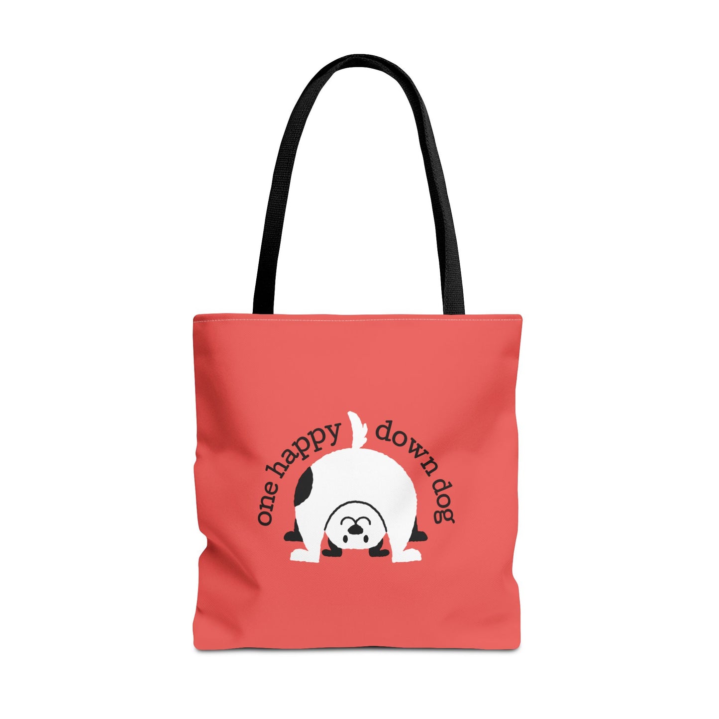 One Happy Down Dog – Tote - Tomato Red